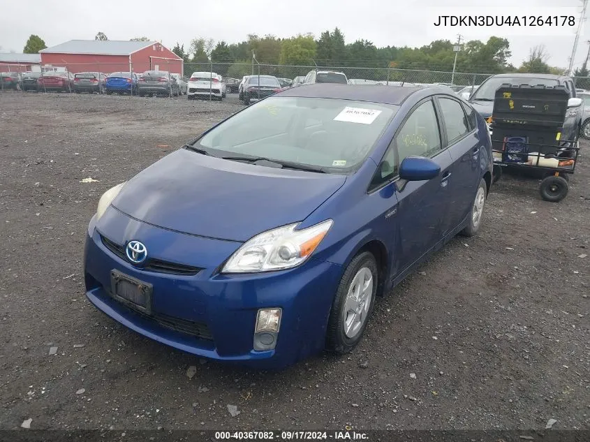 2010 Toyota Prius Ii VIN: JTDKN3DU4A1264178 Lot: 40367082