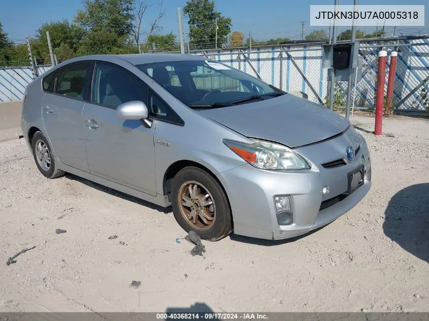 JTDKN3DU7A0005318 2010 Toyota Prius Ii