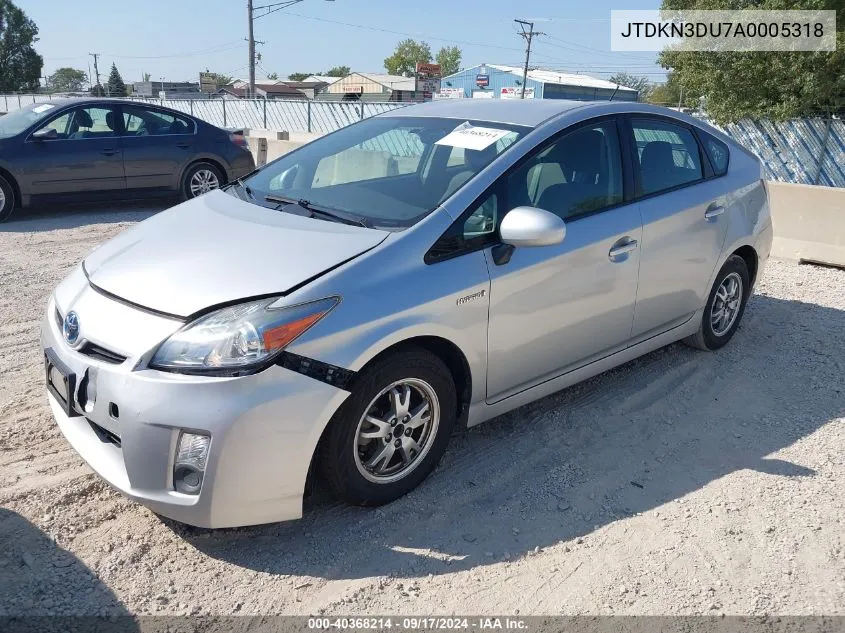 JTDKN3DU7A0005318 2010 Toyota Prius Ii