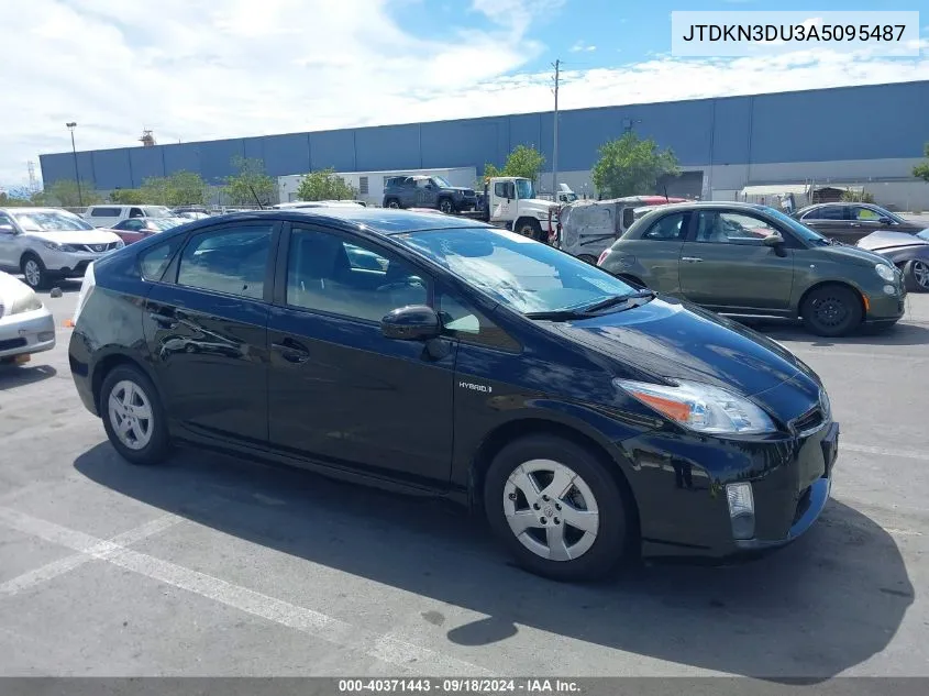 2010 Toyota Prius Iv VIN: JTDKN3DU3A5095487 Lot: 40371443