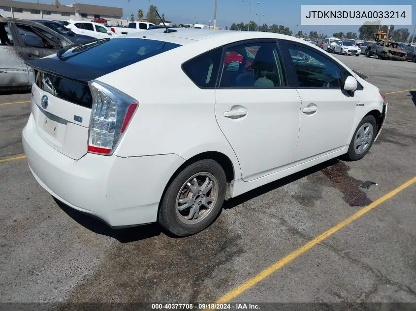 JTDKN3DU3A0033214 2010 Toyota Prius Iii