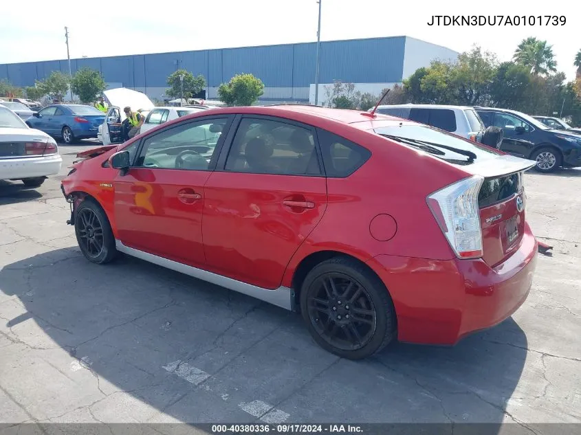 2010 Toyota Prius V VIN: JTDKN3DU7A0101739 Lot: 40380336