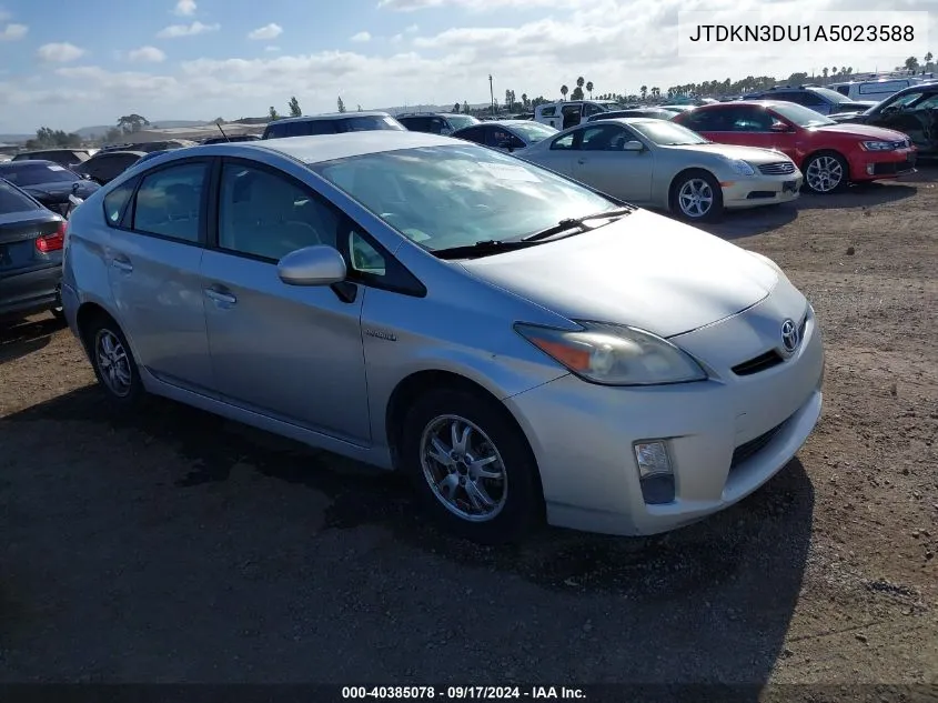 JTDKN3DU1A5023588 2010 Toyota Prius Iii