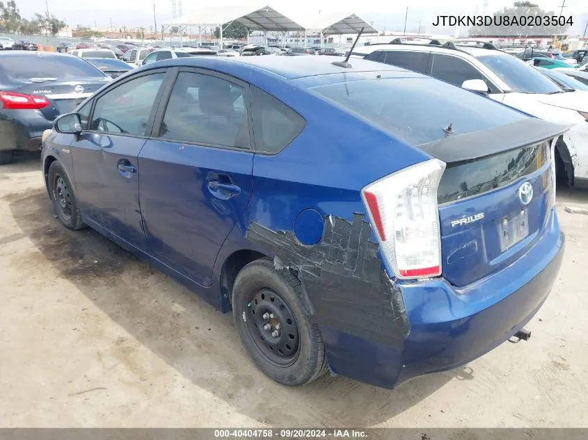 JTDKN3DU8A0203504 2010 Toyota Prius V