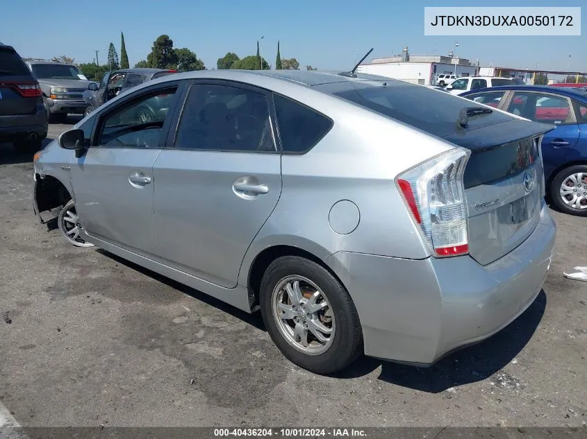 JTDKN3DUXA0050172 2010 Toyota Prius