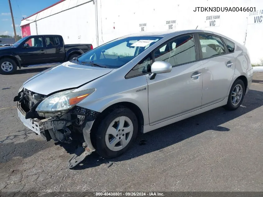 2010 Toyota Prius Iii VIN: JTDKN3DU9A0046601 Lot: 40438801