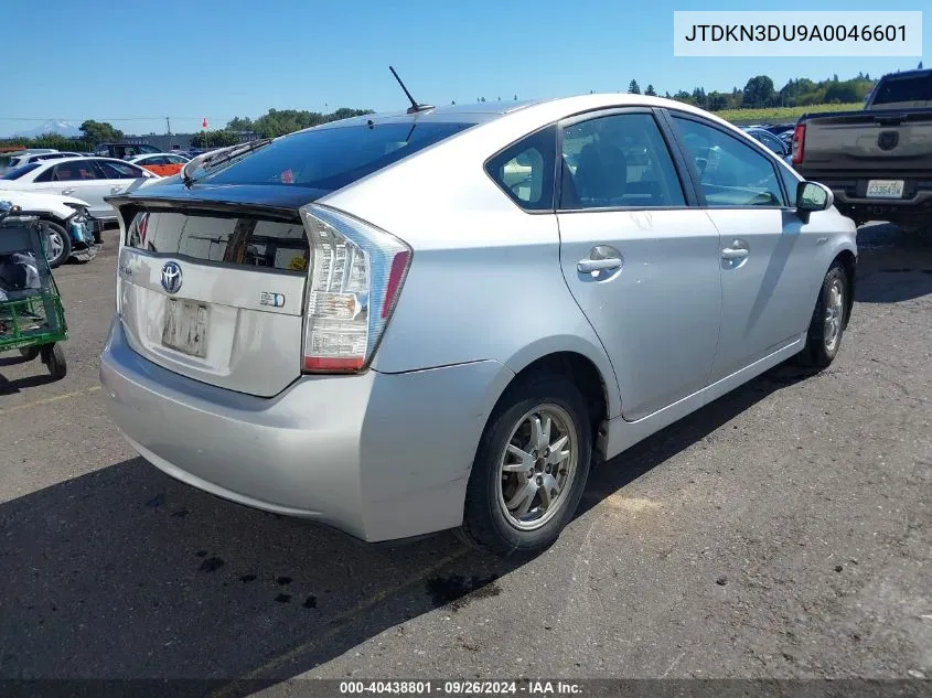 2010 Toyota Prius Iii VIN: JTDKN3DU9A0046601 Lot: 40438801