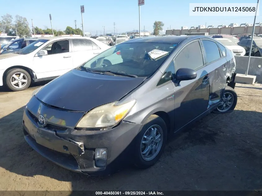 2010 Toyota Prius I/Ii/Iii/Iv/V VIN: JTDKN3DU1A1245068 Lot: 40450361