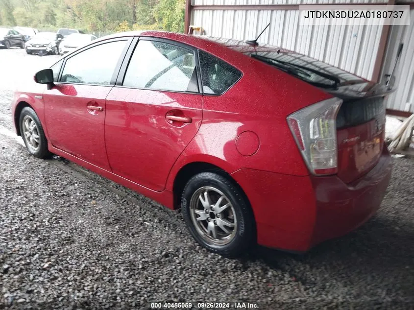 2010 Toyota Prius Iii VIN: JTDKN3DU2A0180737 Lot: 40455059