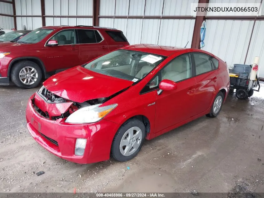 JTDKN3DUXA0066503 2010 Toyota Prius Ii