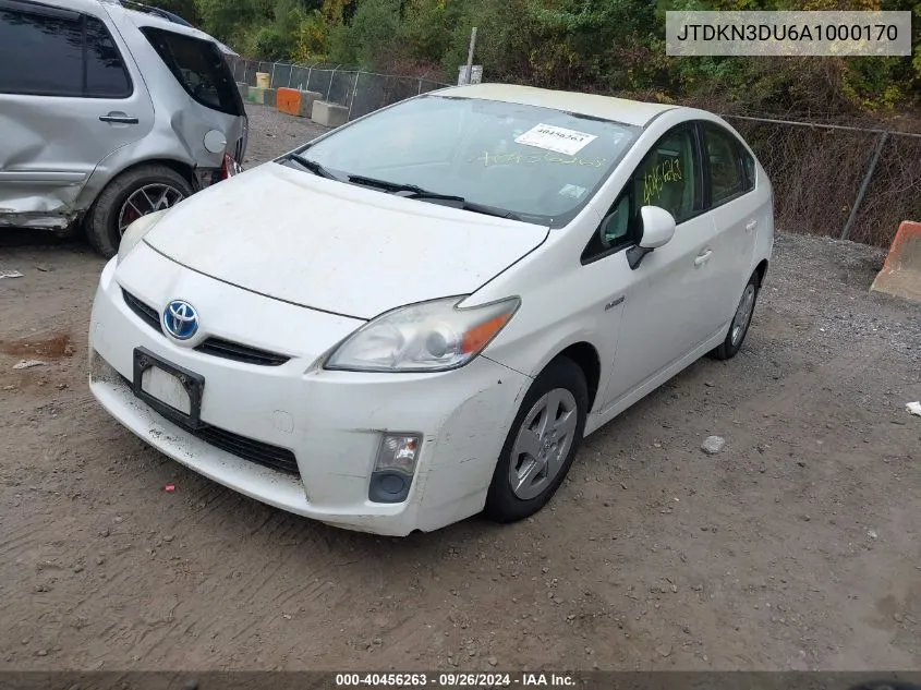 2010 Toyota Prius Iii VIN: JTDKN3DU6A1000170 Lot: 40456263