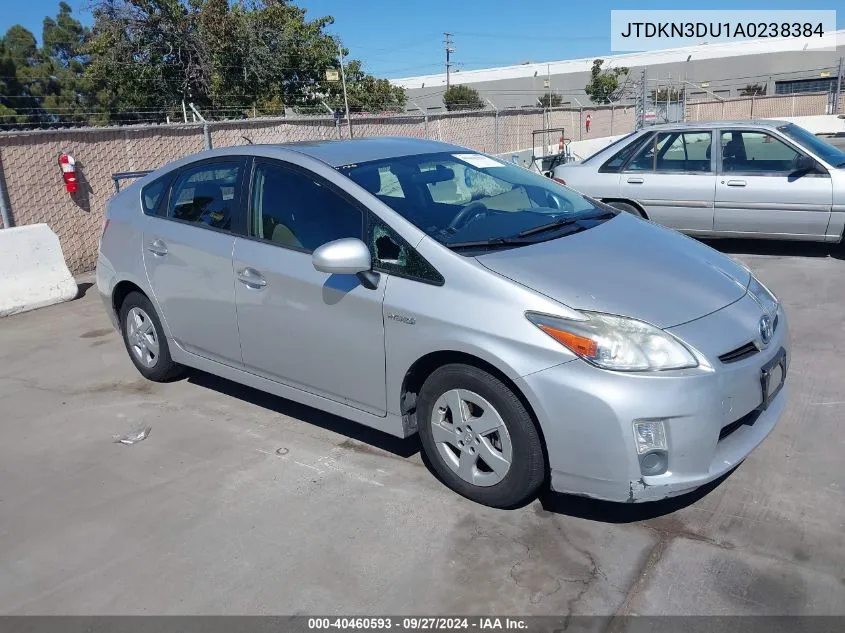 2010 Toyota Prius Iii VIN: JTDKN3DU1A0238384 Lot: 40460593