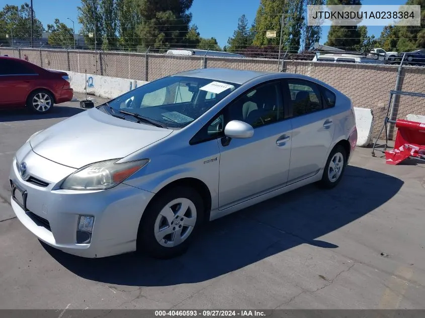 JTDKN3DU1A0238384 2010 Toyota Prius Iii