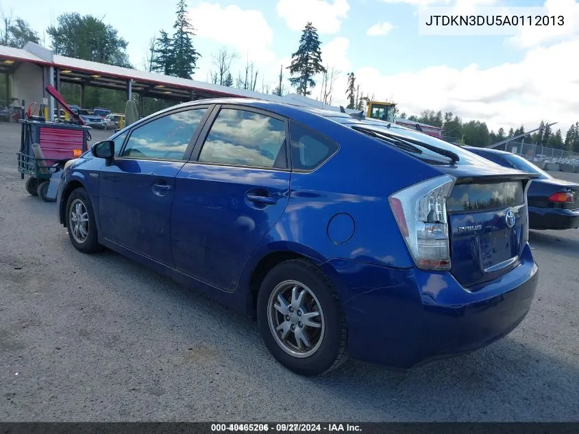 2010 Toyota Prius Iii VIN: JTDKN3DU5A0112013 Lot: 40465206