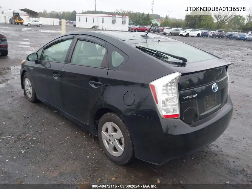 JTDKN3DU8A0136578 2010 Toyota Prius Ii