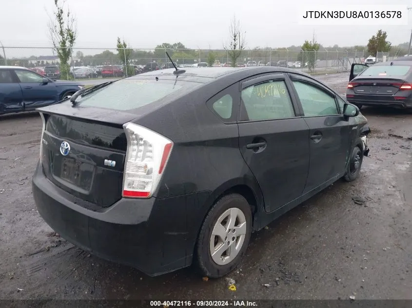 JTDKN3DU8A0136578 2010 Toyota Prius Ii