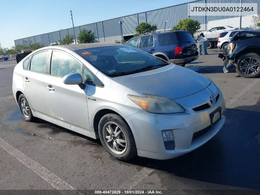 JTDKN3DU0A0122464 2010 Toyota Prius