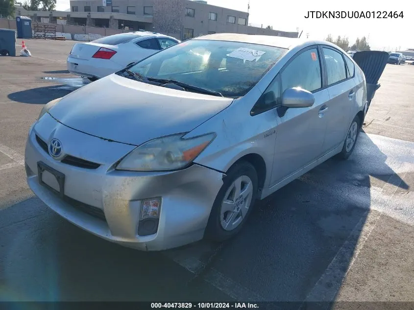 2010 Toyota Prius VIN: JTDKN3DU0A0122464 Lot: 40473829