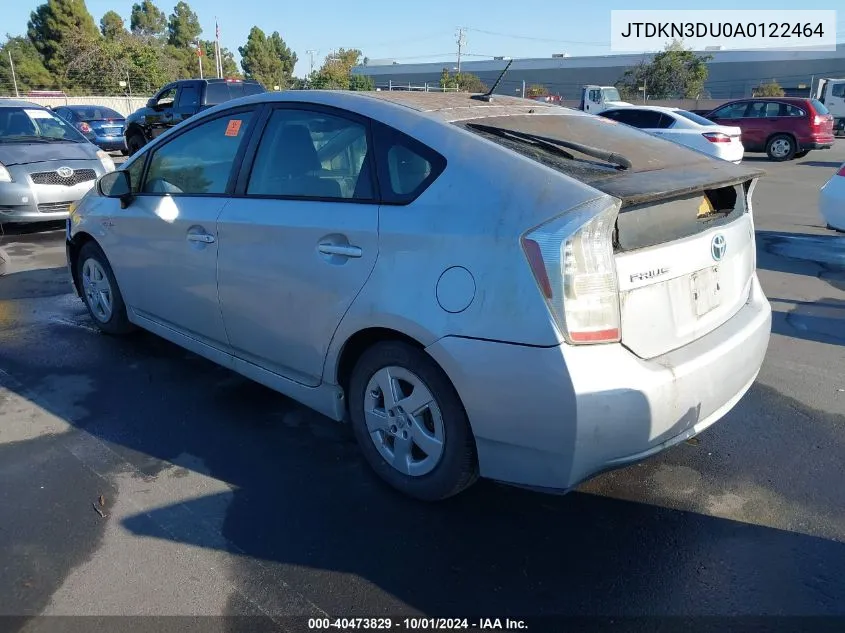 2010 Toyota Prius VIN: JTDKN3DU0A0122464 Lot: 40473829