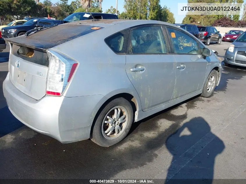 JTDKN3DU0A0122464 2010 Toyota Prius