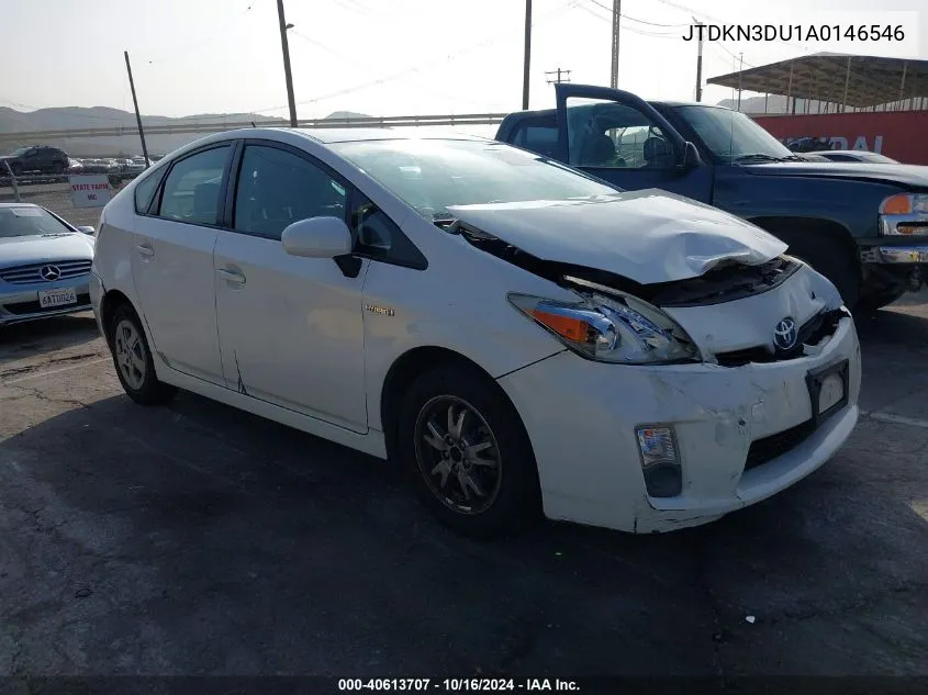 JTDKN3DU1A0146546 2010 Toyota Prius Ii