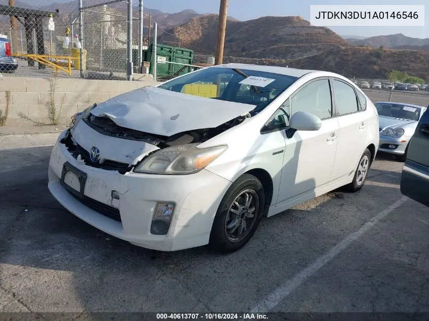 JTDKN3DU1A0146546 2010 Toyota Prius Ii