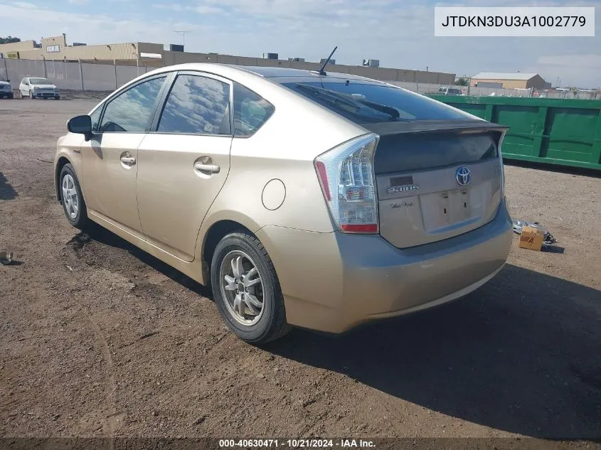 2010 Toyota Prius Iii VIN: JTDKN3DU3A1002779 Lot: 40630471