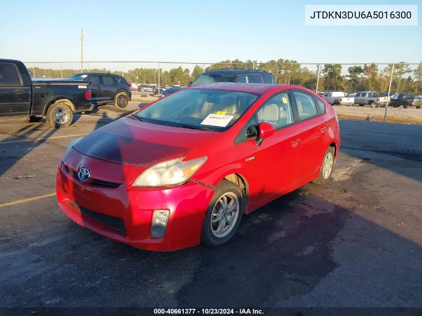 2010 Toyota Prius Iii VIN: JTDKN3DU6A5016300 Lot: 40661377