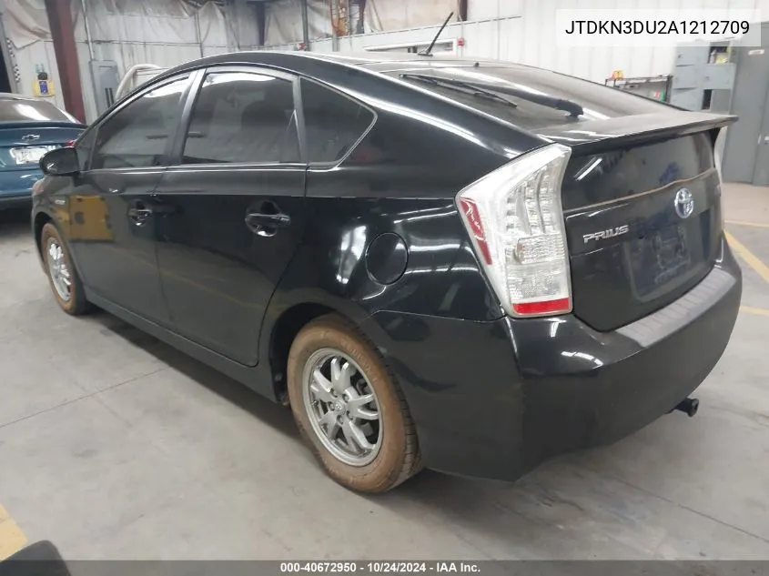 2010 Toyota Prius VIN: JTDKN3DU2A1212709 Lot: 40672950