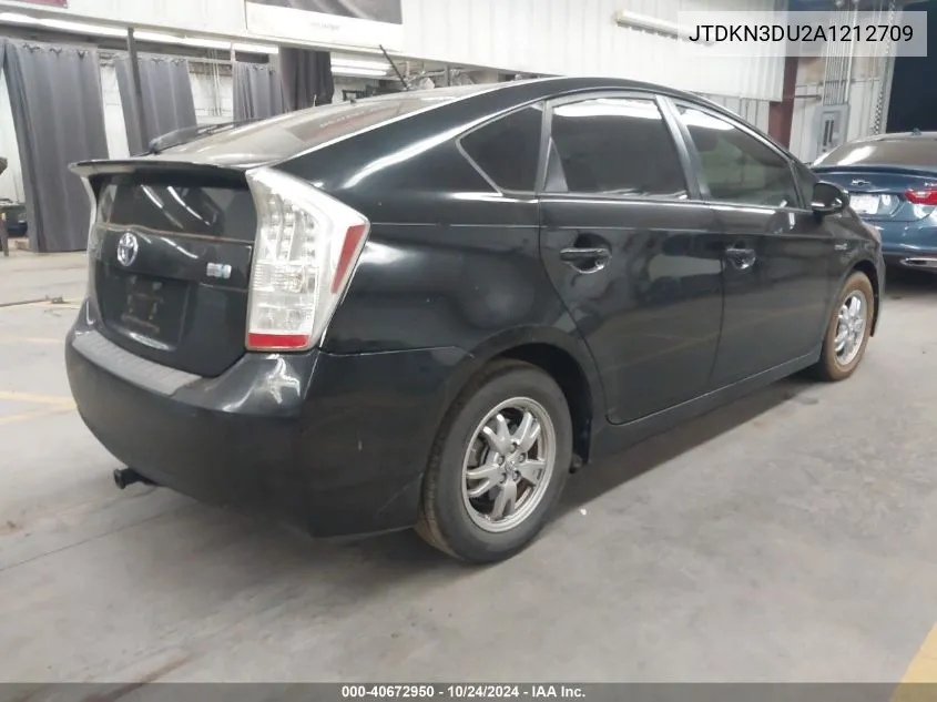 2010 Toyota Prius VIN: JTDKN3DU2A1212709 Lot: 40672950