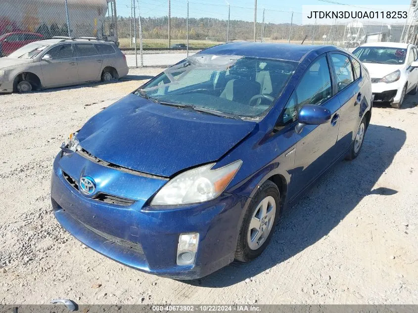 2010 Toyota Prius Ii VIN: JTDKN3DU0A0118253 Lot: 40673902