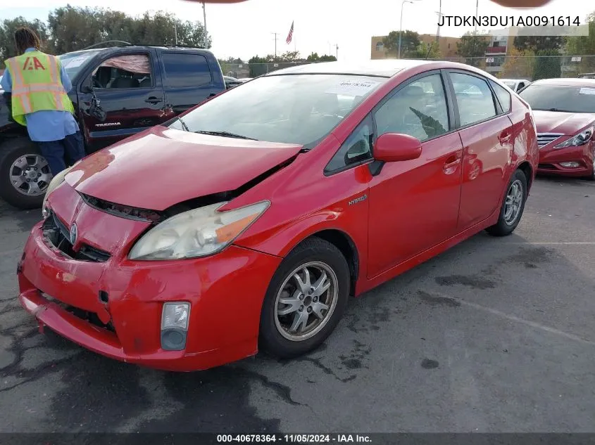 2010 Toyota Prius Iv VIN: JTDKN3DU1A0091614 Lot: 40678364