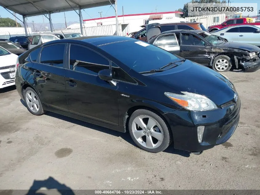 2010 Toyota Prius Iv VIN: JTDKN3DU7A0085753 Lot: 40684756