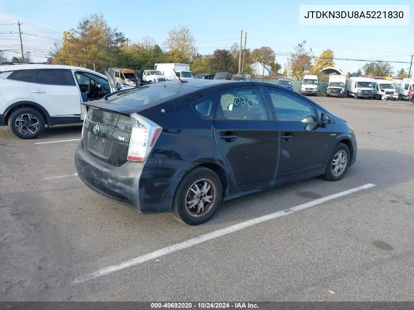 JTDKN3DU8A5221830 2010 Toyota Prius