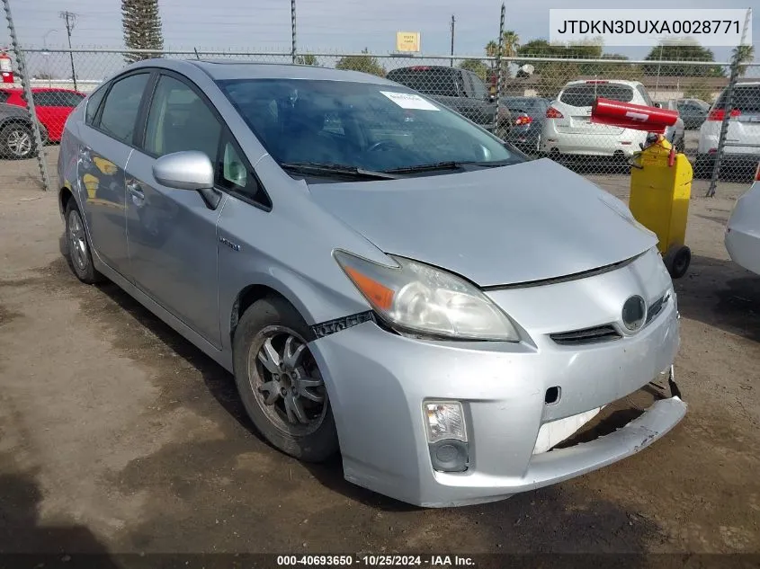 2010 Toyota Prius Iv VIN: JTDKN3DUXA0028771 Lot: 40693650