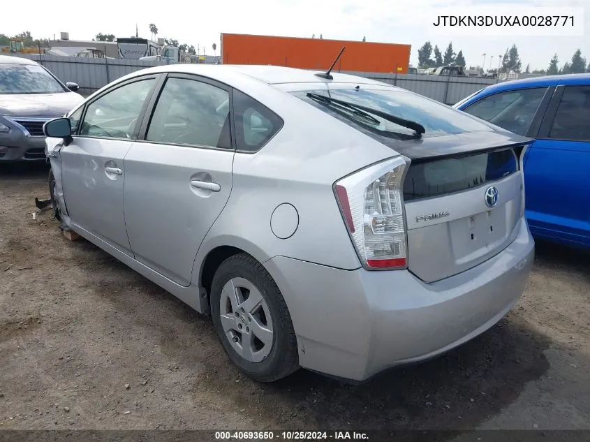 JTDKN3DUXA0028771 2010 Toyota Prius Iv