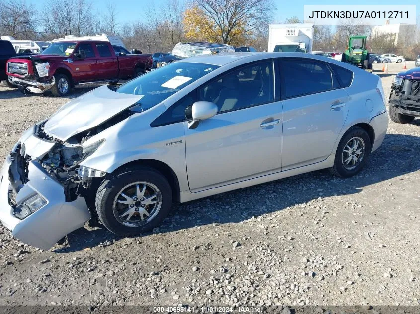 2010 Toyota Prius Ii VIN: JTDKN3DU7A0112711 Lot: 40695141