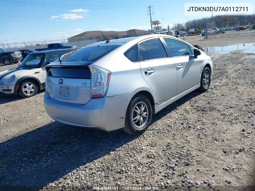 2010 Toyota Prius Ii VIN: JTDKN3DU7A0112711 Lot: 40695141