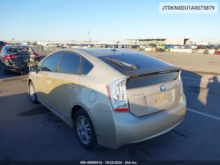 2010 Toyota Prius Ii VIN: JTDKN3DU1A0075879 Lot: 40695518