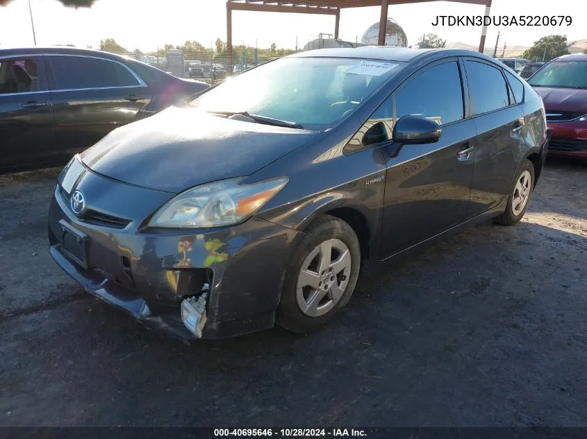 2010 Toyota Prius Iii VIN: JTDKN3DU3A5220679 Lot: 40695646