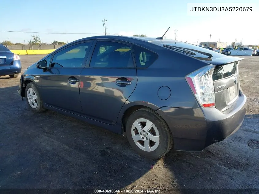 2010 Toyota Prius Iii VIN: JTDKN3DU3A5220679 Lot: 40695646