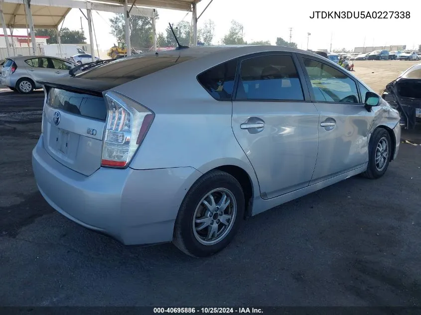 JTDKN3DU5A0227338 2010 Toyota Prius