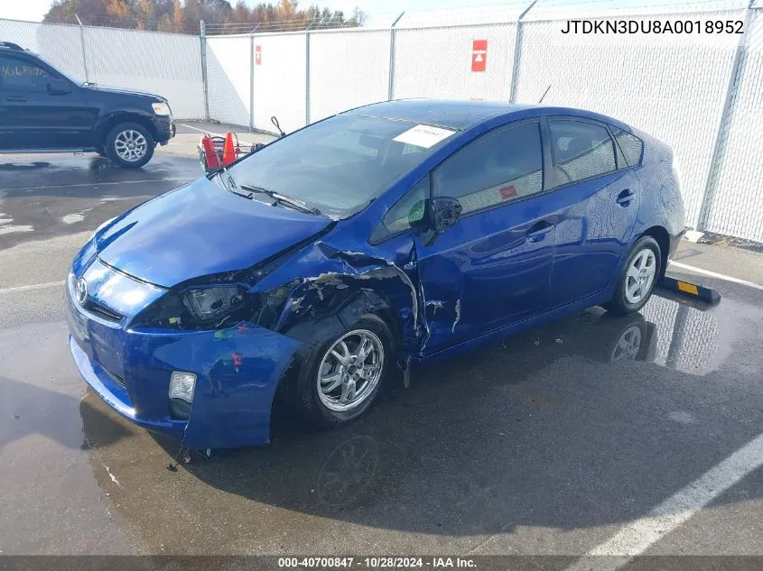 JTDKN3DU8A0018952 2010 Toyota Prius Iii