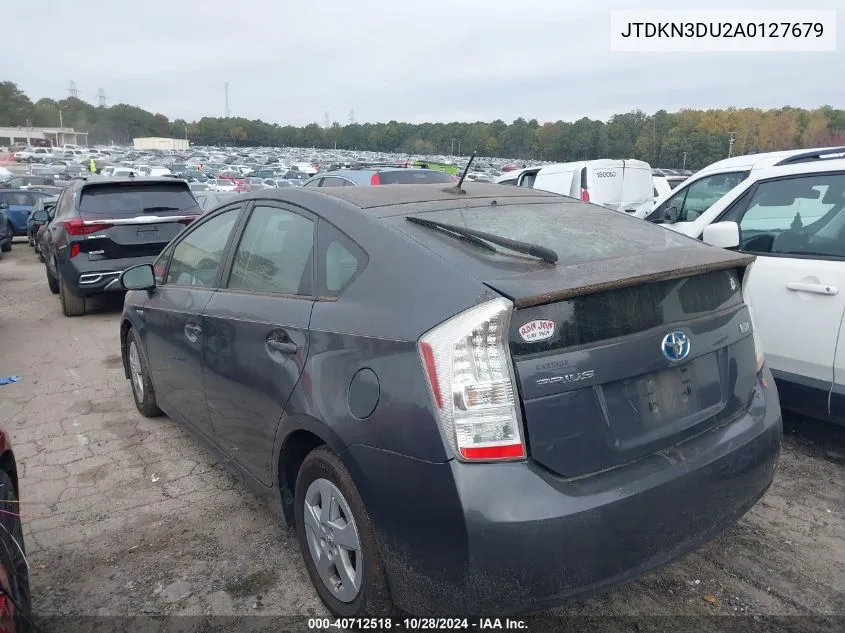 2010 Toyota Prius Iii VIN: JTDKN3DU2A0127679 Lot: 40712518