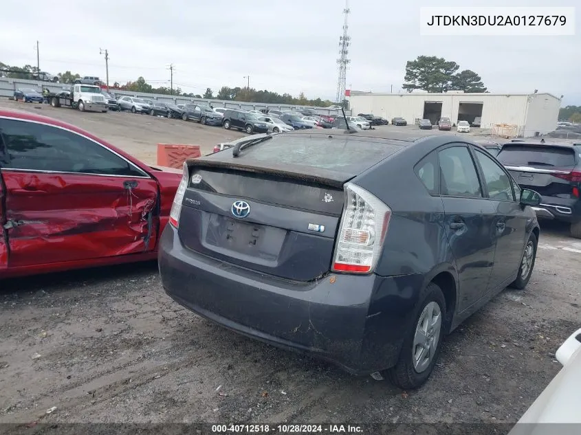 2010 Toyota Prius Iii VIN: JTDKN3DU2A0127679 Lot: 40712518