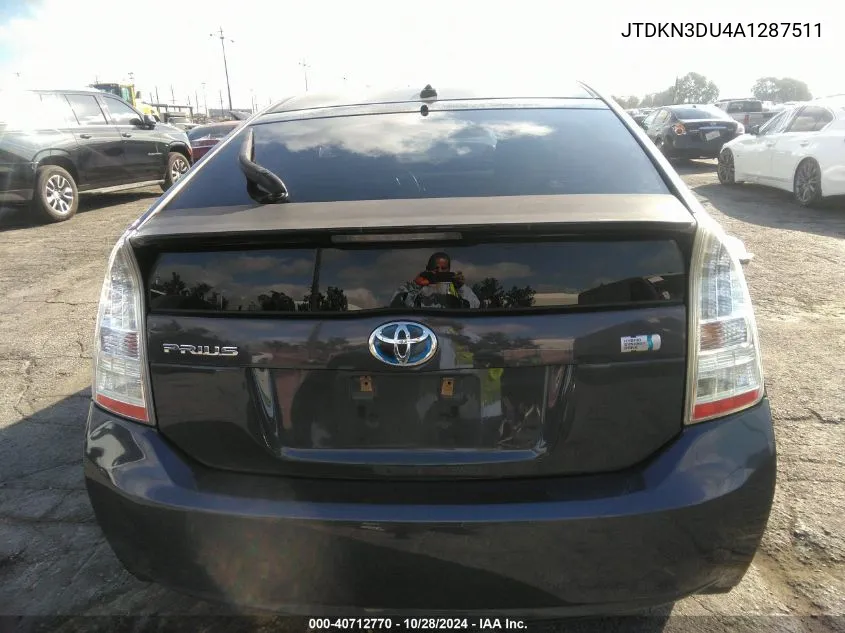 JTDKN3DU4A1287511 2010 Toyota Prius Ii