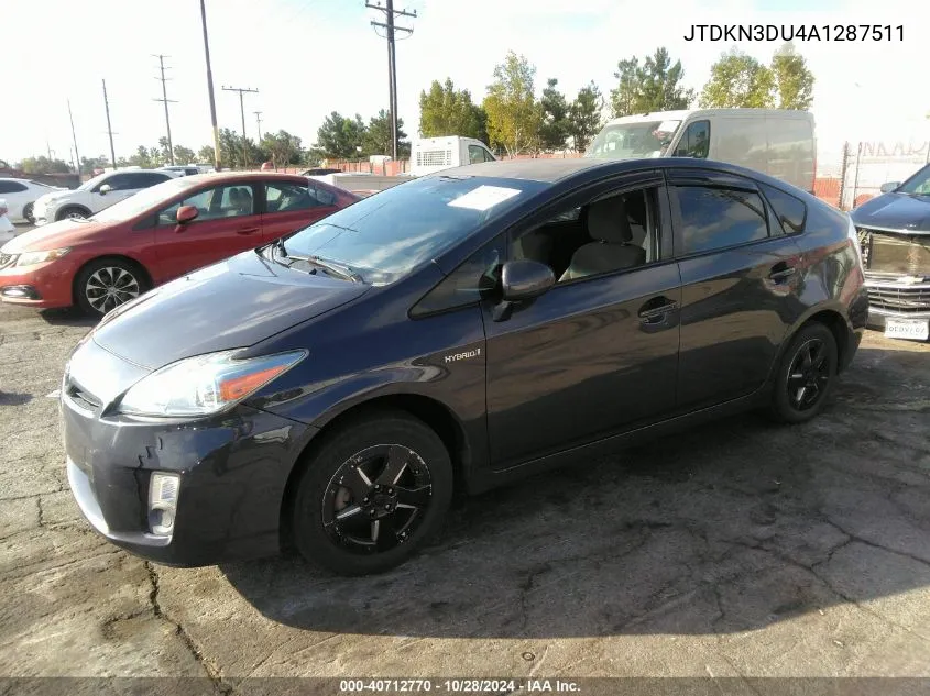 JTDKN3DU4A1287511 2010 Toyota Prius Ii