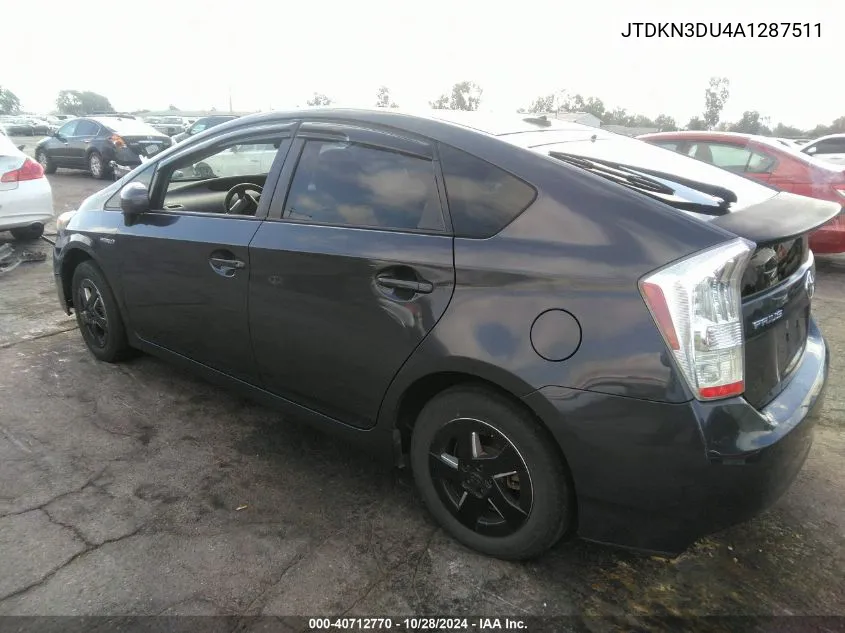 JTDKN3DU4A1287511 2010 Toyota Prius Ii