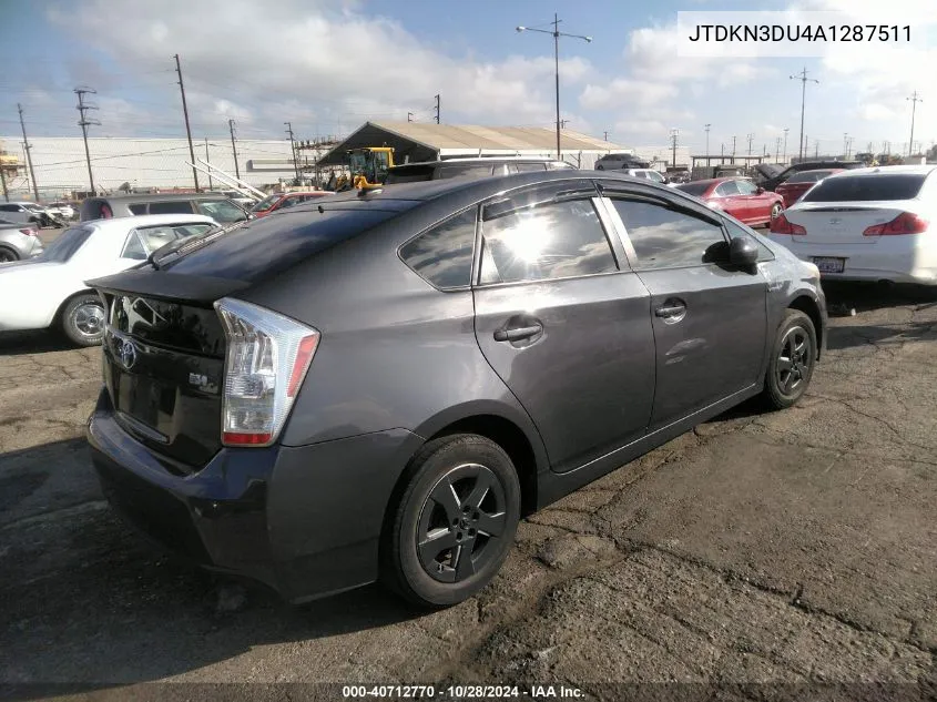 JTDKN3DU4A1287511 2010 Toyota Prius Ii