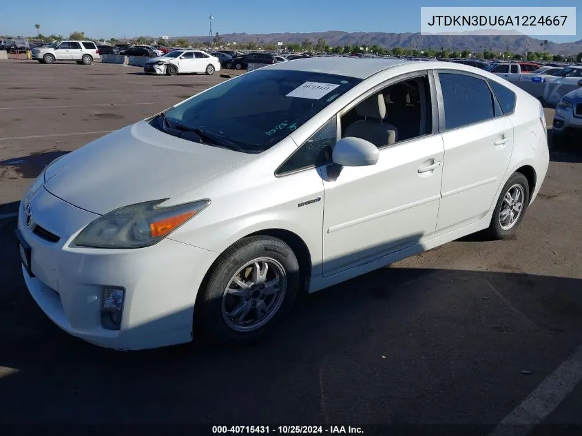 2010 Toyota Prius Ii VIN: JTDKN3DU6A1224667 Lot: 40715431